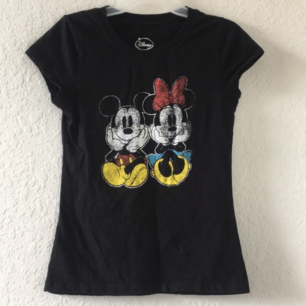 Women Disney World Mickey Mouse Top shirt size L